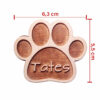 Dog / cat paw print fridge magnet - Product size
