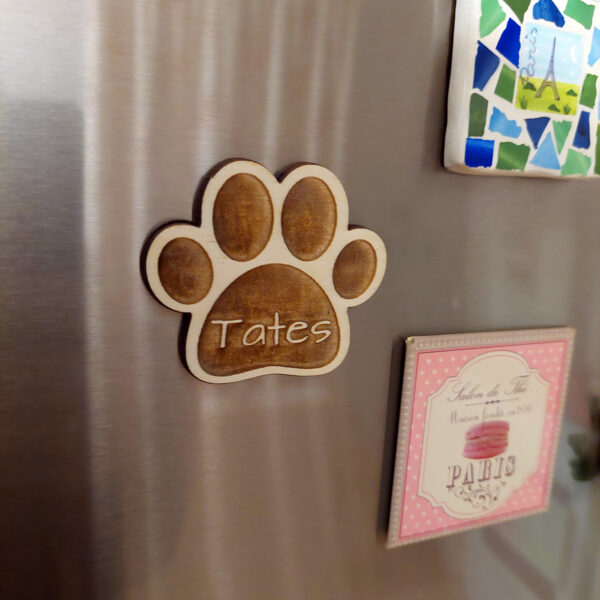 Hund/Katt Tassavtryck Kylskåpsmagnet