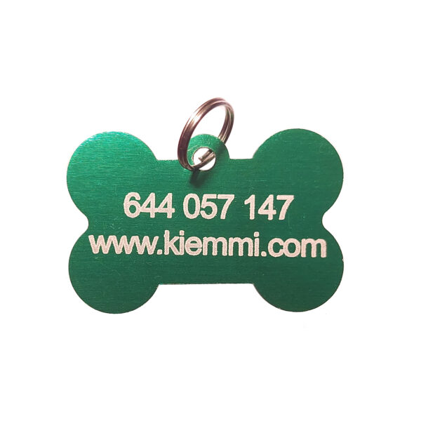 Chapa identificativa en forma de hueso para perros - Bild 3