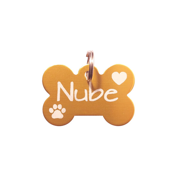 Chapa identificativa en forma de hueso para perros - Bild 5