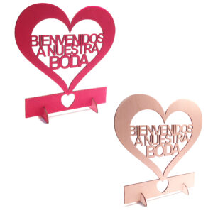 Cartello in legno “BENVENUTO AL NOSTRO MATRIMONIO”