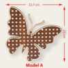 Mariposas de madera de decoración mural