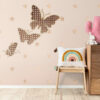 Mariposas de madera de decoración mural