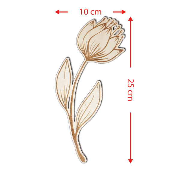 100 Pezzi Di Formine In Legno Fiori E Foglie - Forme Decorative Per Scrapbooking, Card Making, Bomboniere E Progetti Fai Da Te - 9 Sagome Diverse
