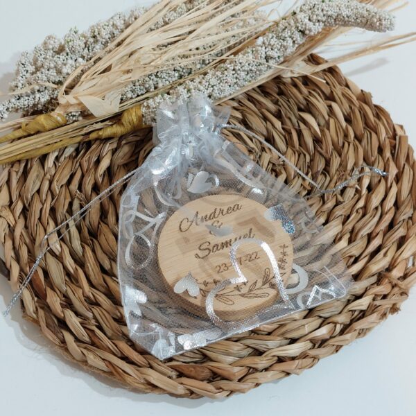 Abridor de garrafas de bambu personalizado