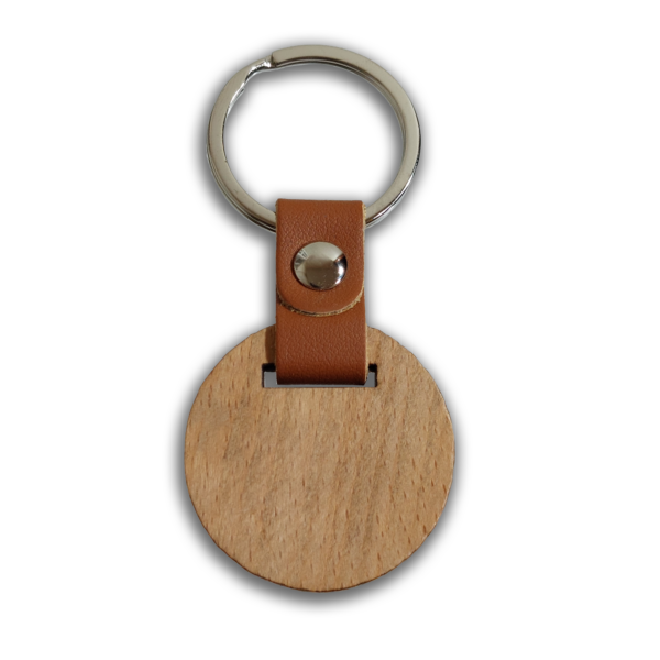 Chaveiro de madeira personalizado