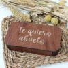 Caja de madera personalizada hecha a mano