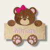 Holzbären personalisiert mit dem Namen Ihres Babys