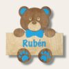 Holzbären personalisiert mit dem Namen Ihres Babys