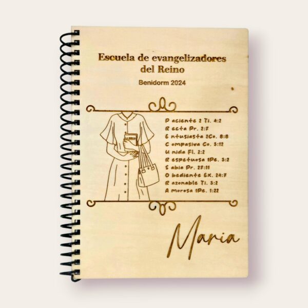 Libreta personalizada para precursores / ancianos