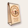 Reloj de madera de mesa personalizable