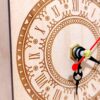 Reloj de madera de mesa personalizable