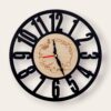 Reloj de madera de pared