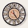 Reloj de madera de pared
