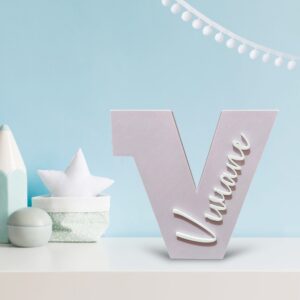 Letra 3D de color personalizada con nombre
