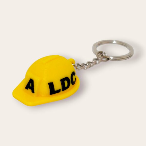 Llavero 3D en forma de casco de construcción LDC - LDC Gift - Imagen 2