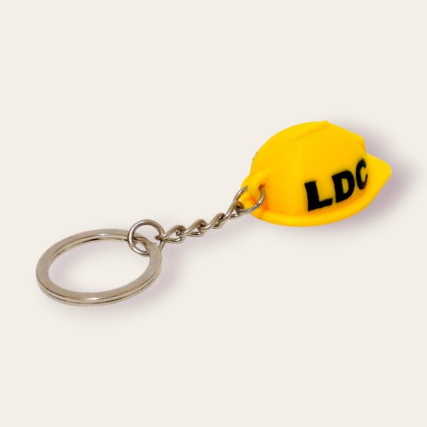 Llavero 3D en forma de casco de construcción LDC - LDC Gift - Imagen 4