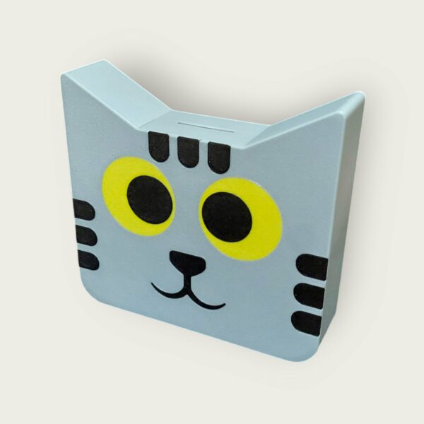 3D-kattformad spargris - Anpassningsbara spargrisar - Modell 2