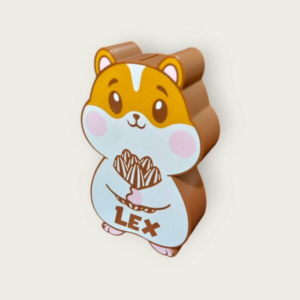 Anpassningsbar 3D-hamsterspargris