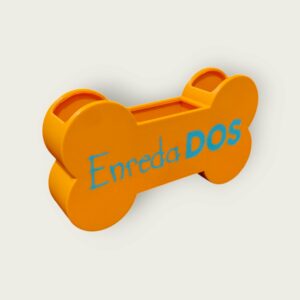 3D-pennhållare formad som hundben - anpassningsbar