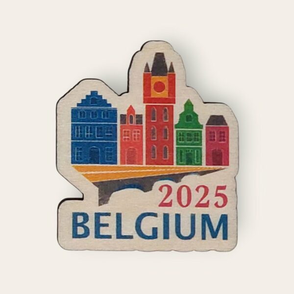 Pins Asamblea Especial 2025 - Culto Puro - JW - Bélgica - Gante