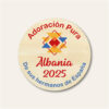 Chapa personalizada Asamblea Especial 2025 - Culto Puro - JW - Albania - Tirana