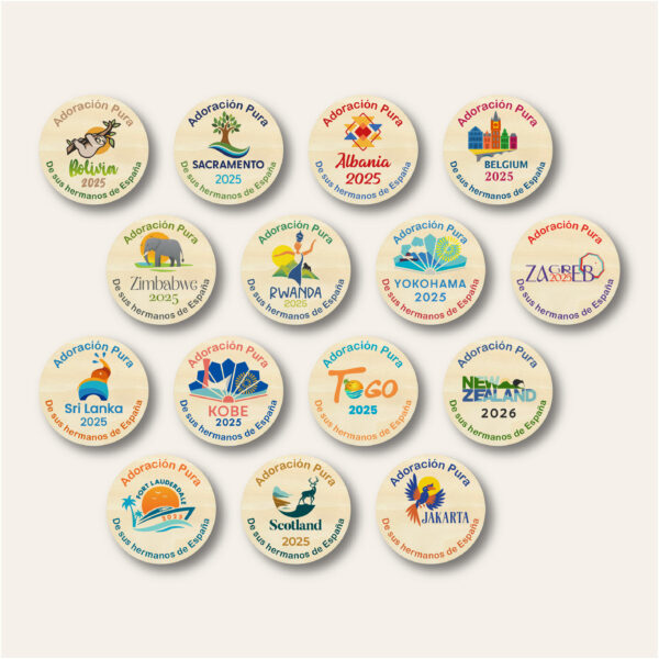 Chapa personalizada Asamblea Especial 2025 - Culto Puro - JW