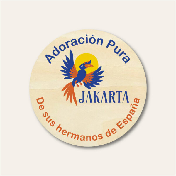 Chapa personalizada Asamblea Especial 2025 - Culto Puro - JW - Indonesia - Yacarta