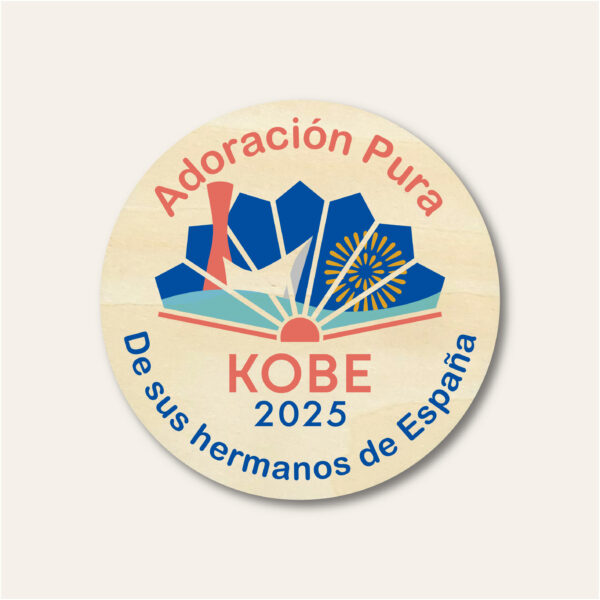Chapa personalizada Asamblea Especial 2025 - Culto Puro - JW - Japón - Kobe