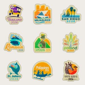 Pins Asamblea Especial 2026 - Felices para siempre - JW