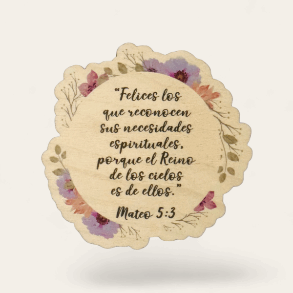 Bible Form - Text of the Year 2026 - Matthew 5:3 - Circle