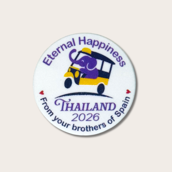 Personalized badge International Assembly 2026 - Happily Ever After - JW - Bangkok - Thailand