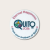 Personalized badge International Assembly 2026 - Happily Ever After - JW - Quito - Ecuador