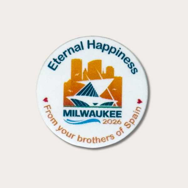 Personalized badge International Assembly 2026 - Happily Ever After - JW - Milwaukee - United States