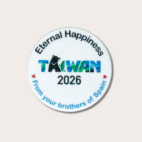 Personalized badge International Assembly 2026 - Happily Ever After - JW - Kaohsiung - Taiwan
