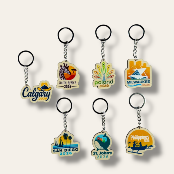 2026 International Assembly Keychains "Happily Ever After" - JW