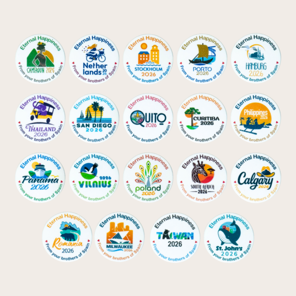 Personalized badges International Assembly 2026 - Happily Ever After - JW