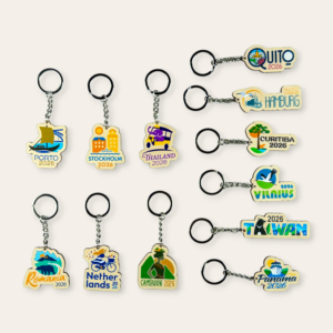 Llaveros Asamblea Internacional 2026 "Felices para siempre" - JW